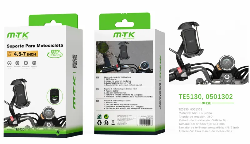 SOPORTE PARA TELÉFONO DE MOTO TE5130