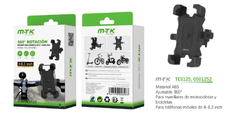 SOPORTE PARA TELÉFONO DE BICICLETA TE5125